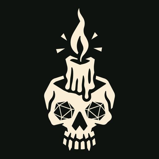 Logo on the dark house background